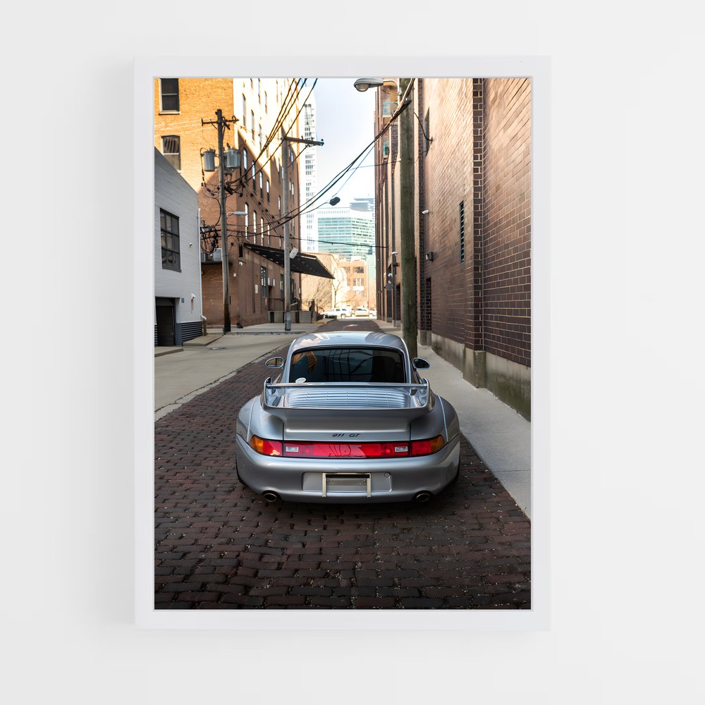 Poster Asphalt Dreams – affiche Porsche (vue 3)